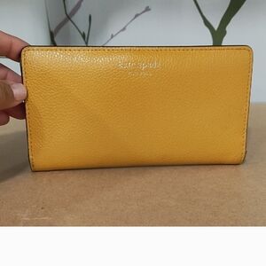 Kate Spade Yellow Leather Wallet